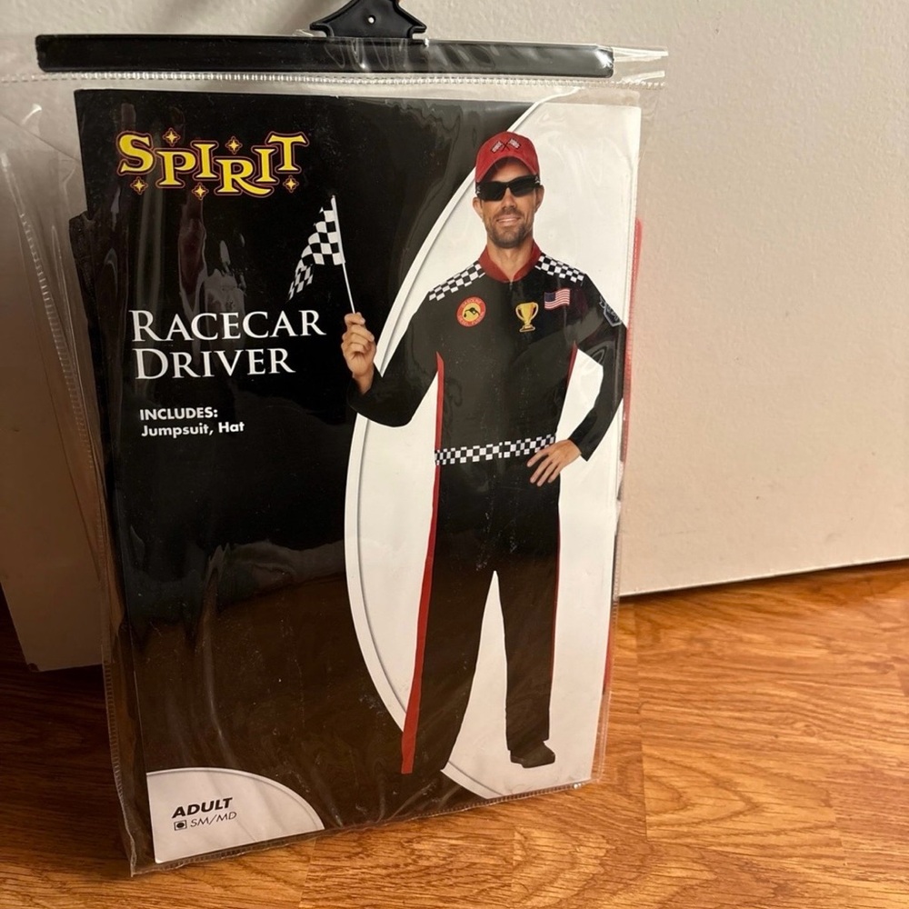 Spirit Black and Red Racecar Driver Outfit